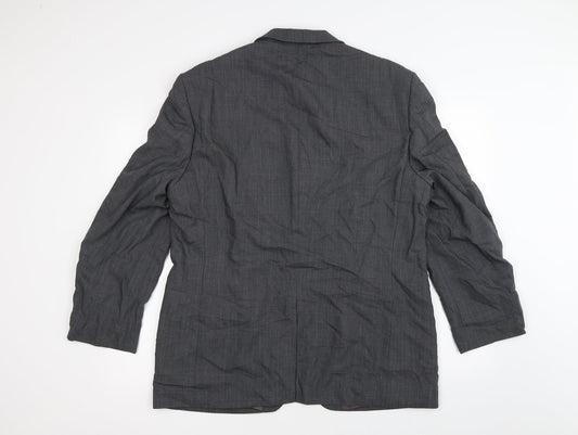 Mens UK Size 42 British Tailor Regular Grey Suit Jacket