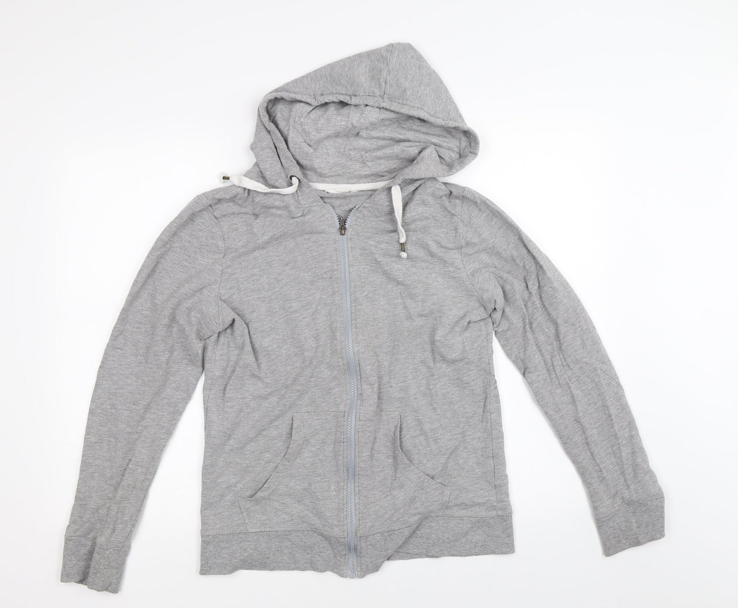 Blue Motion Womens Grey   Full Zip Hoodie Size M