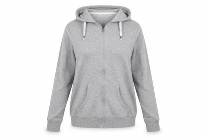 Blue Motion Womens Grey   Full Zip Hoodie Size M