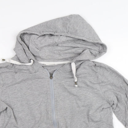 Blue Motion Womens Grey   Full Zip Hoodie Size M
