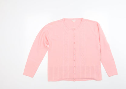 Tayberry Womens Pink   Cardigan Jumper One Size
