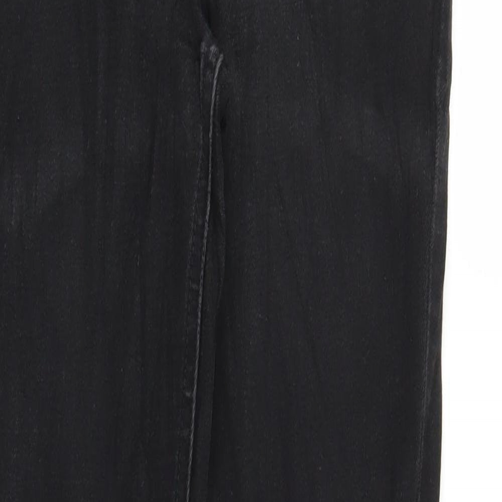 Matalan Womens Black  Denim Skinny Jeans Size 8 L28.5 in