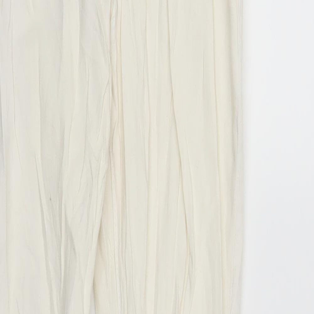 Bershka Womens White  Denim Skinny Jeans Size 8 L28 in