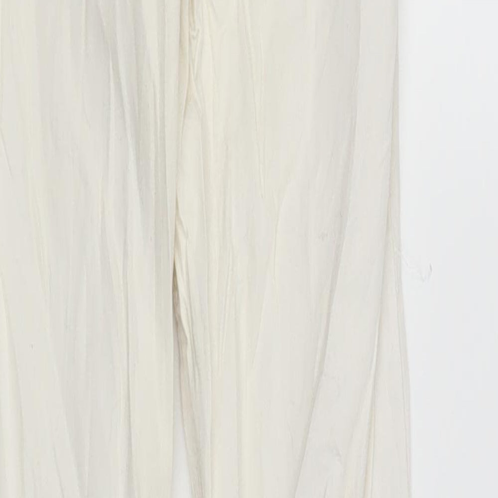 Bershka Womens White  Denim Skinny Jeans Size 8 L28 in