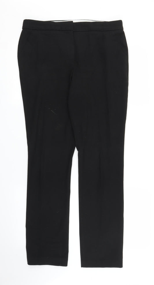 M&S Womens Black   Trousers  Size 12 L28.5 in