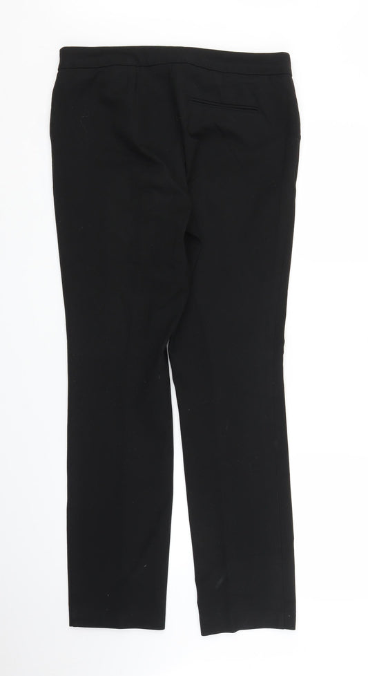 M&S Womens Black   Trousers  Size 12 L28.5 in