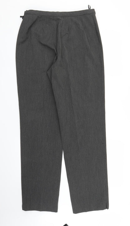 M&S Womens Grey   Pedal Pusher Trousers Size 14 L30 in