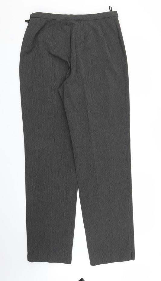 M&S Womens Grey   Pedal Pusher Trousers Size 14 L30 in