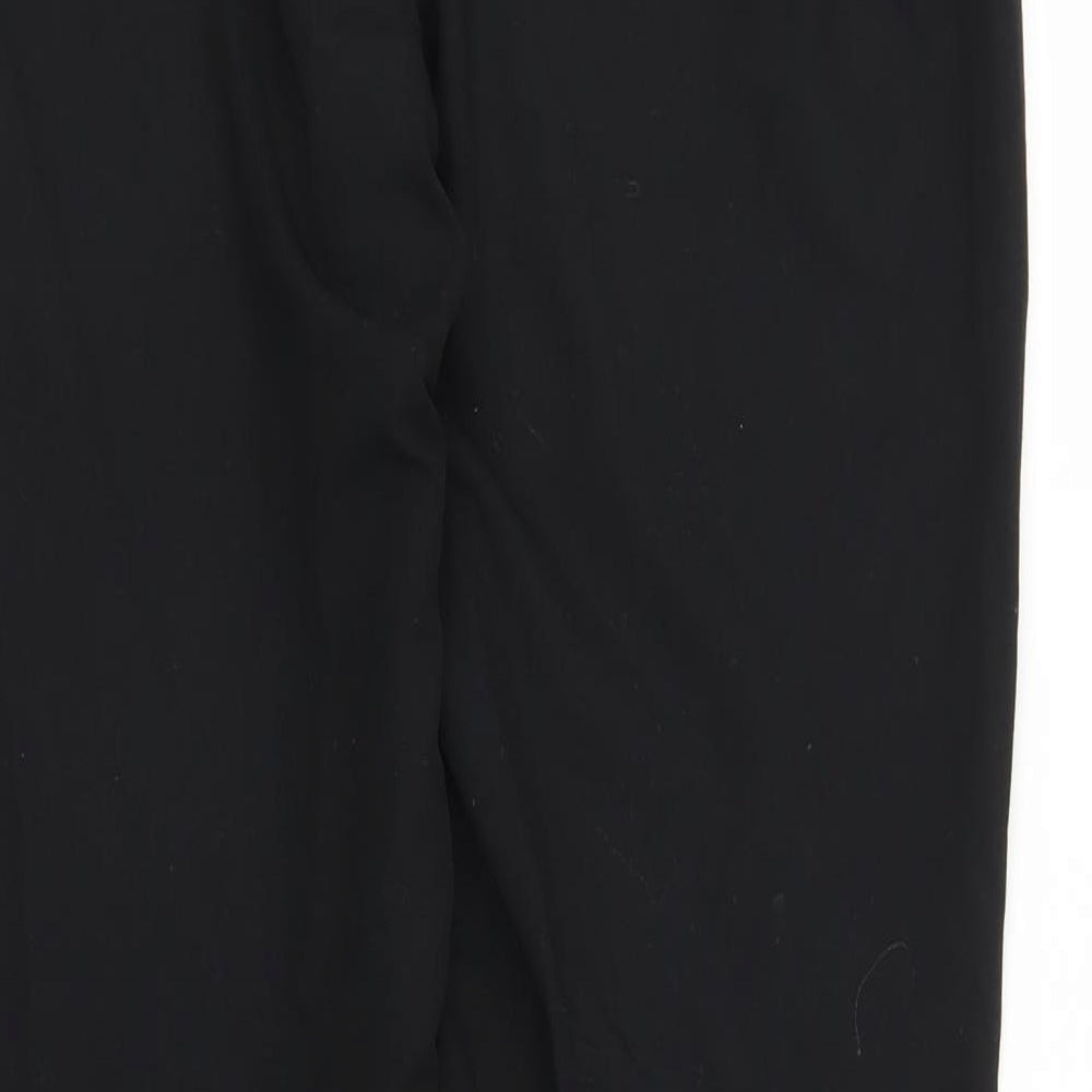 Womens UK Size 10 NEXT Regular Fit Carrot Black Trousers