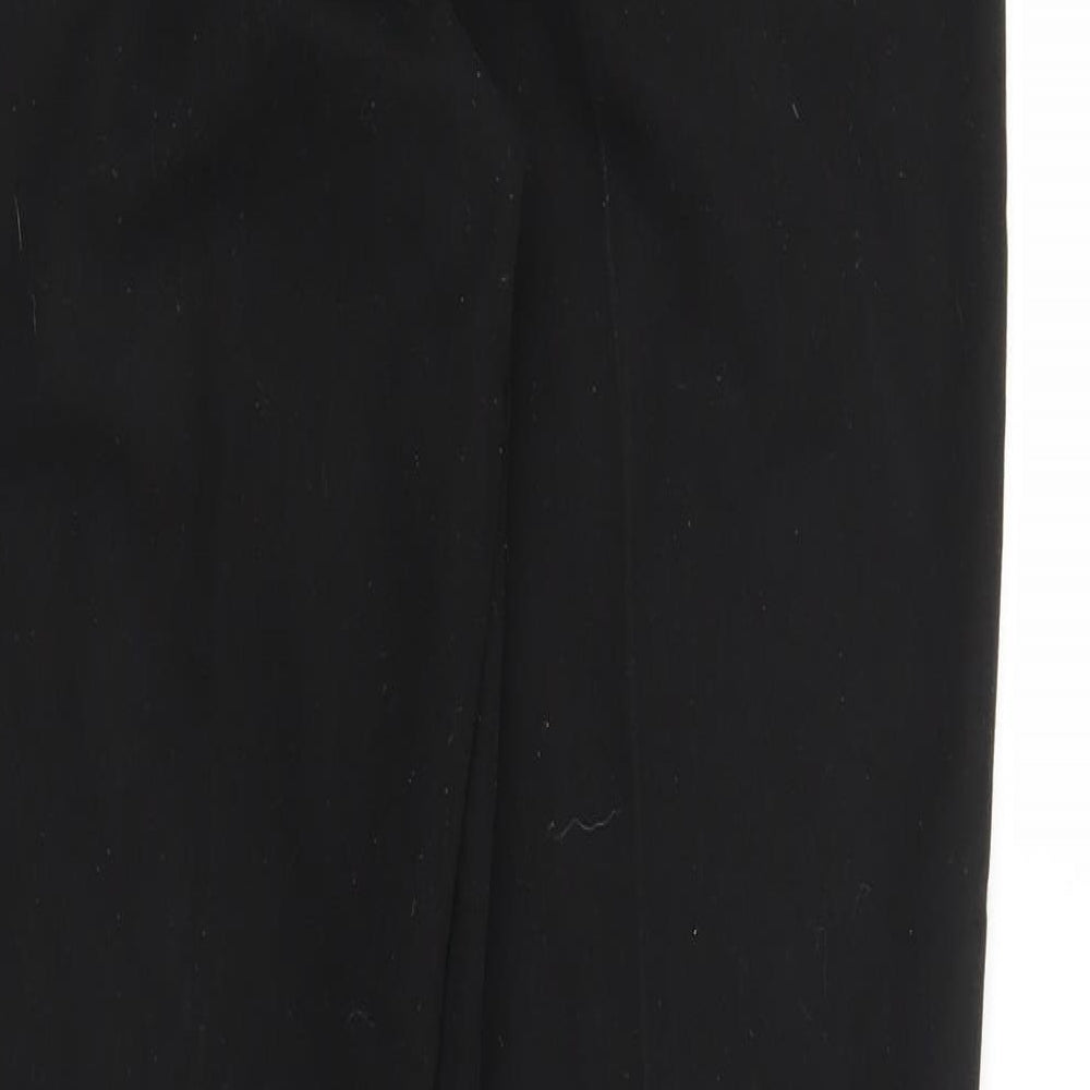 Papaya Womens Black   Trousers  Size 8 L28 in