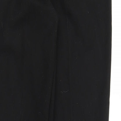 Papaya Womens Black   Trousers  Size 8 L28 in