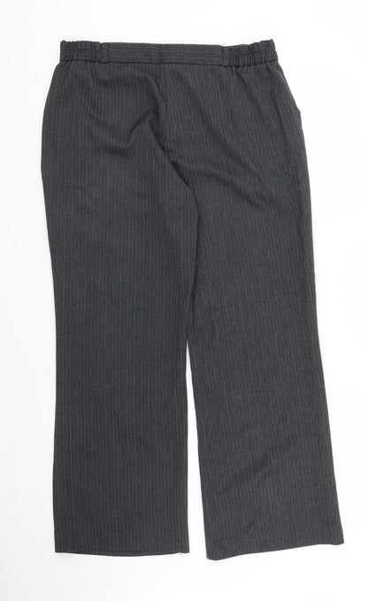 Womens UK Size 14 BM Regular Fit  Grey Trousers