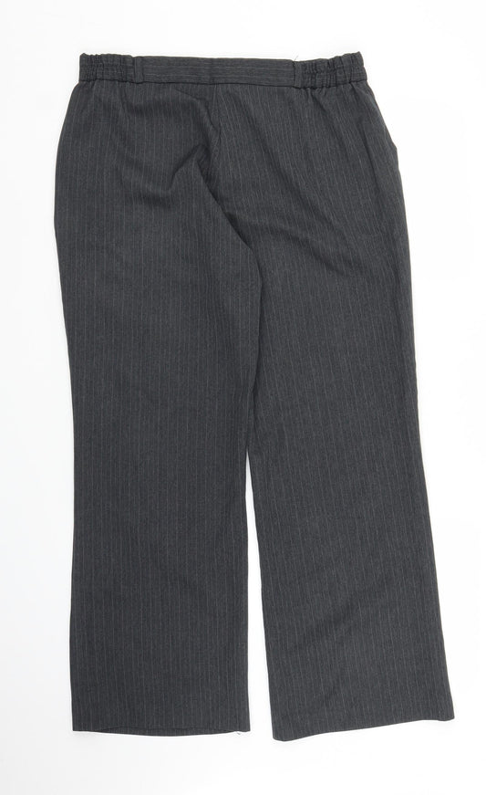 Womens UK Size 14 BM Regular Fit  Grey Trousers