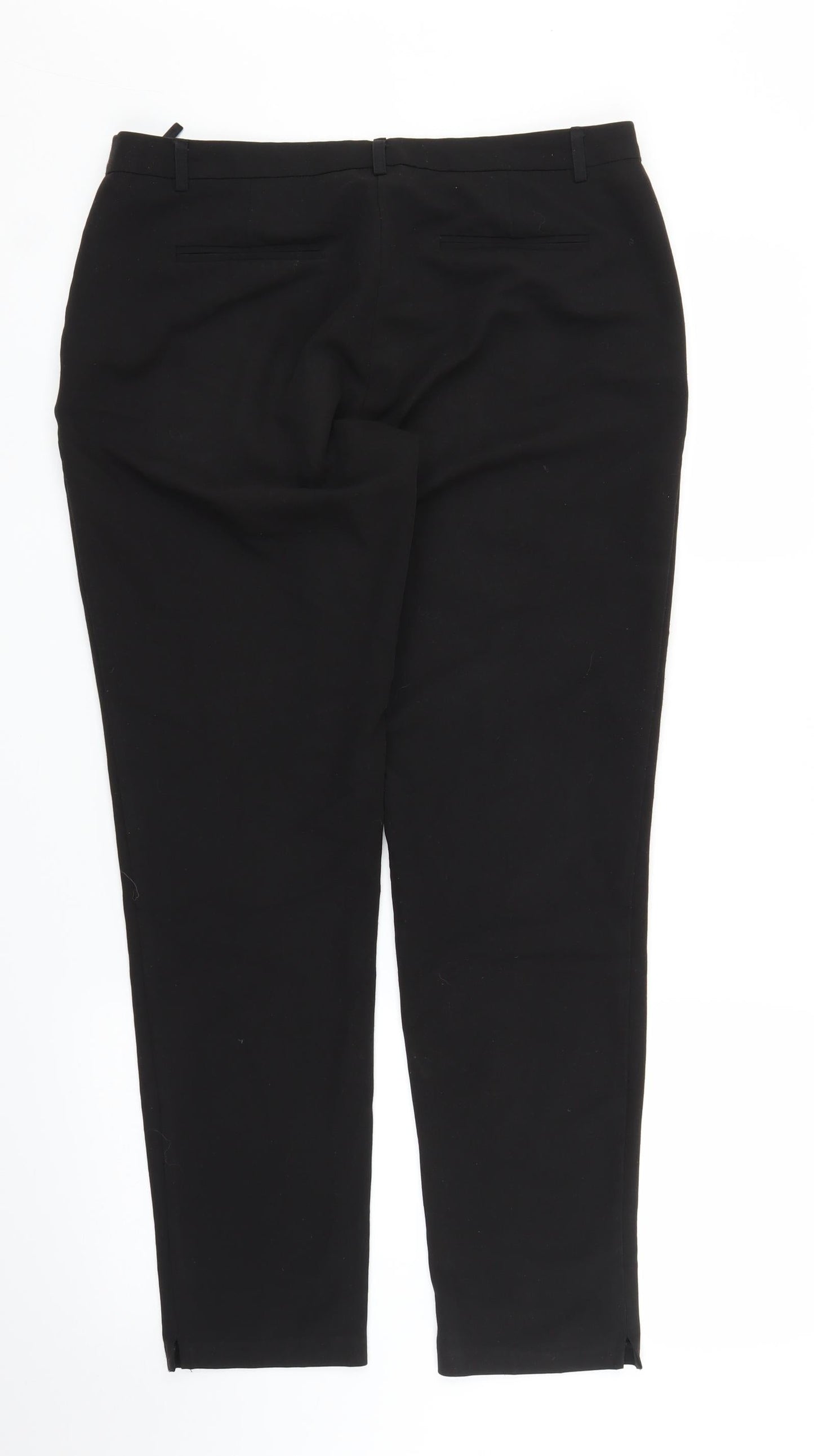 New Look Womens Black   Carrot Trousers Size 12 L25 in