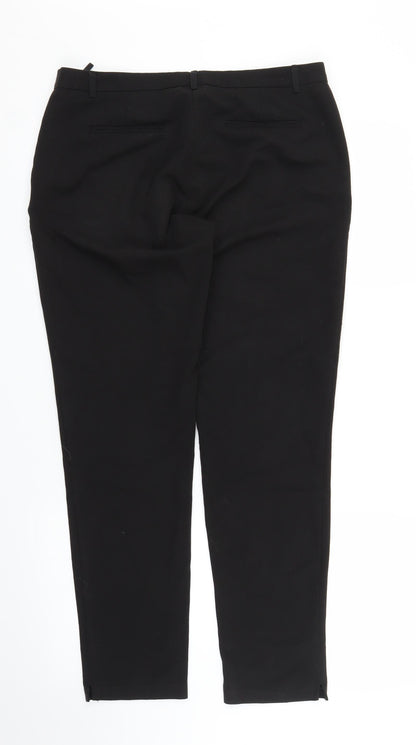 New Look Womens Black   Carrot Trousers Size 12 L25 in