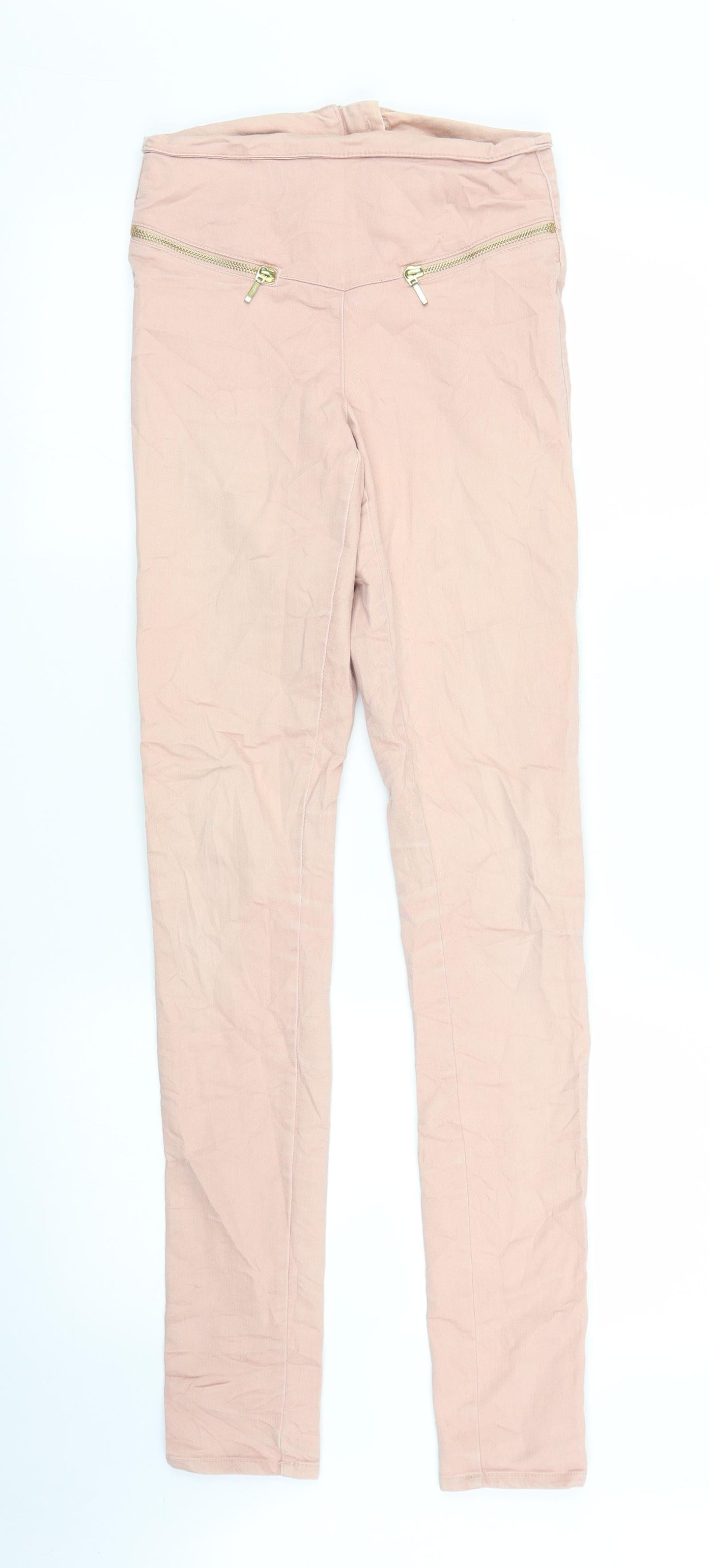 Vera Moda Womens Pink  Denim Skinny Jeans Size XS L30 in