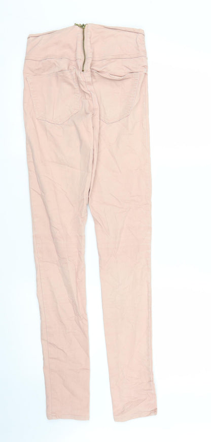 Vera Moda Womens Pink  Denim Skinny Jeans Size XS L30 in