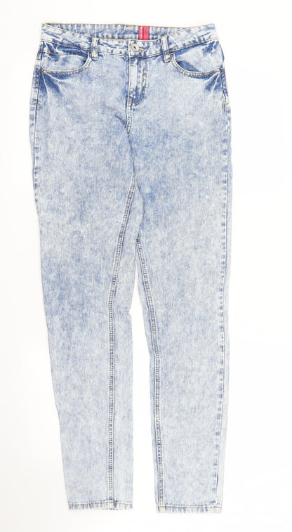 Womens UK Size 10 Yes Yes Regular Fit Skinny Blue Jeans
