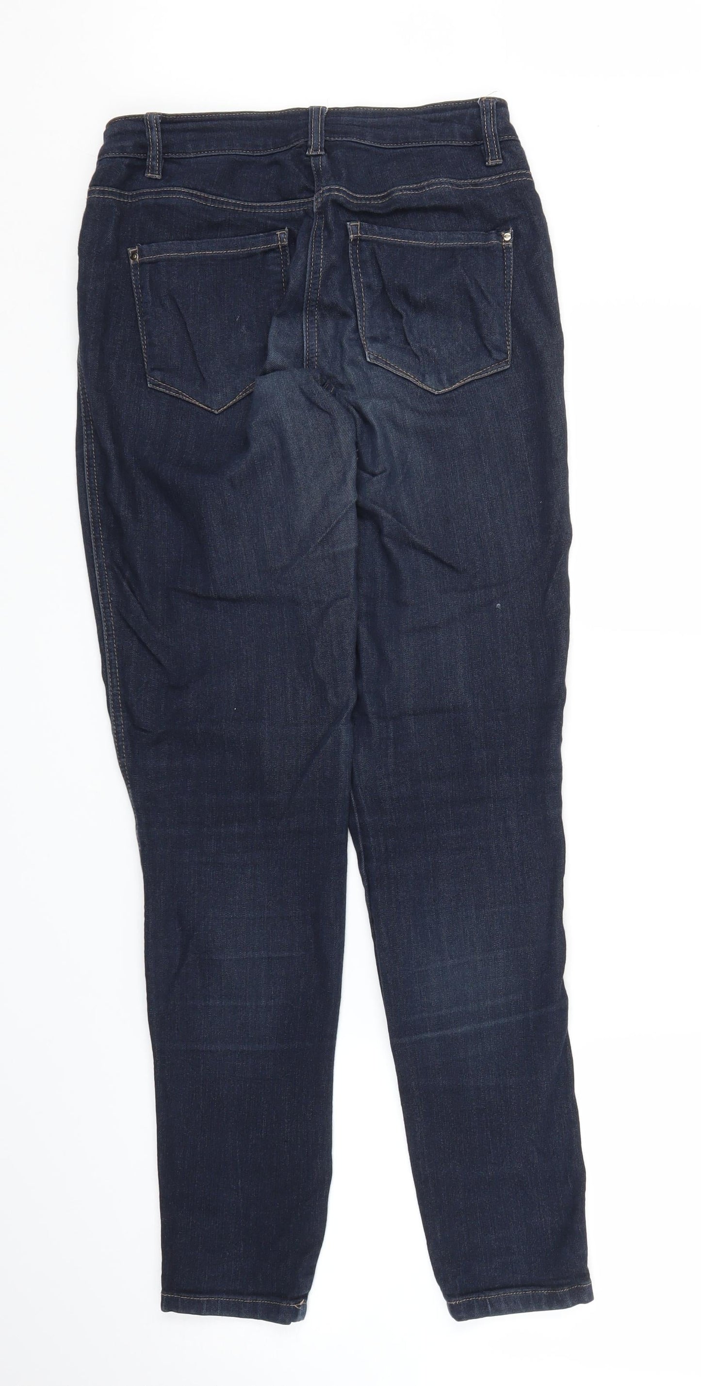 TU Womens Blue  Denim Jegging Jeans Size 8 L29 in