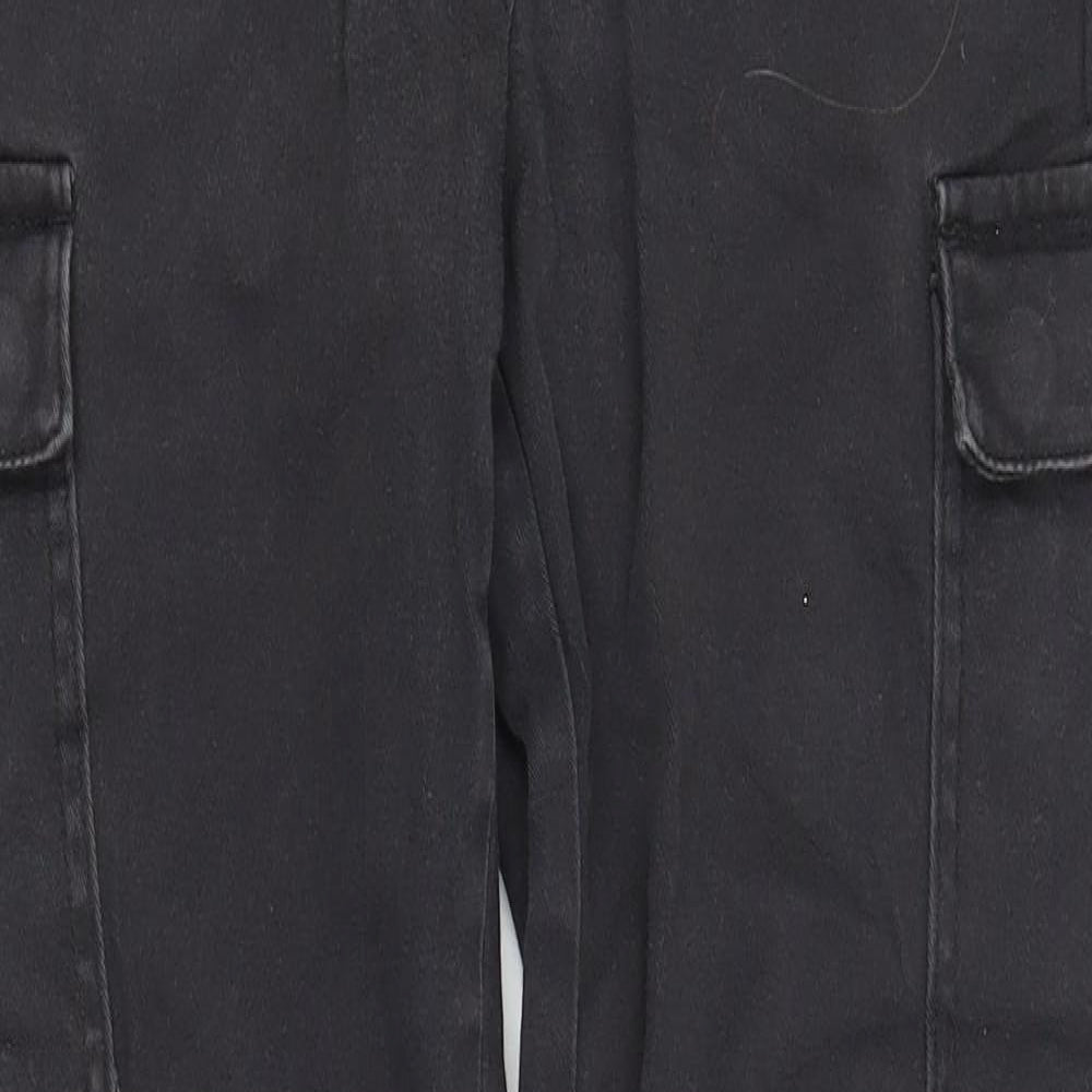 M&Co Womens Black  Denim Skinny Jeans Size 10 L28 in