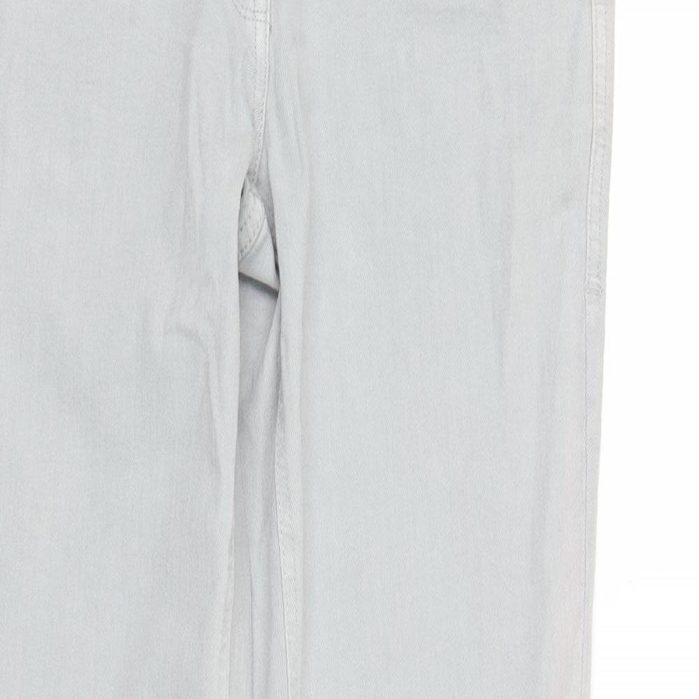 Womens UK Size 12 Blue Motion Regular Fit Tapered Grey Jeans