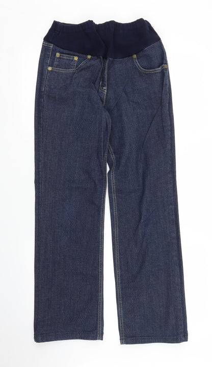 Evie Womens Blue  Denim Mom Jeans Size 12 L28 in