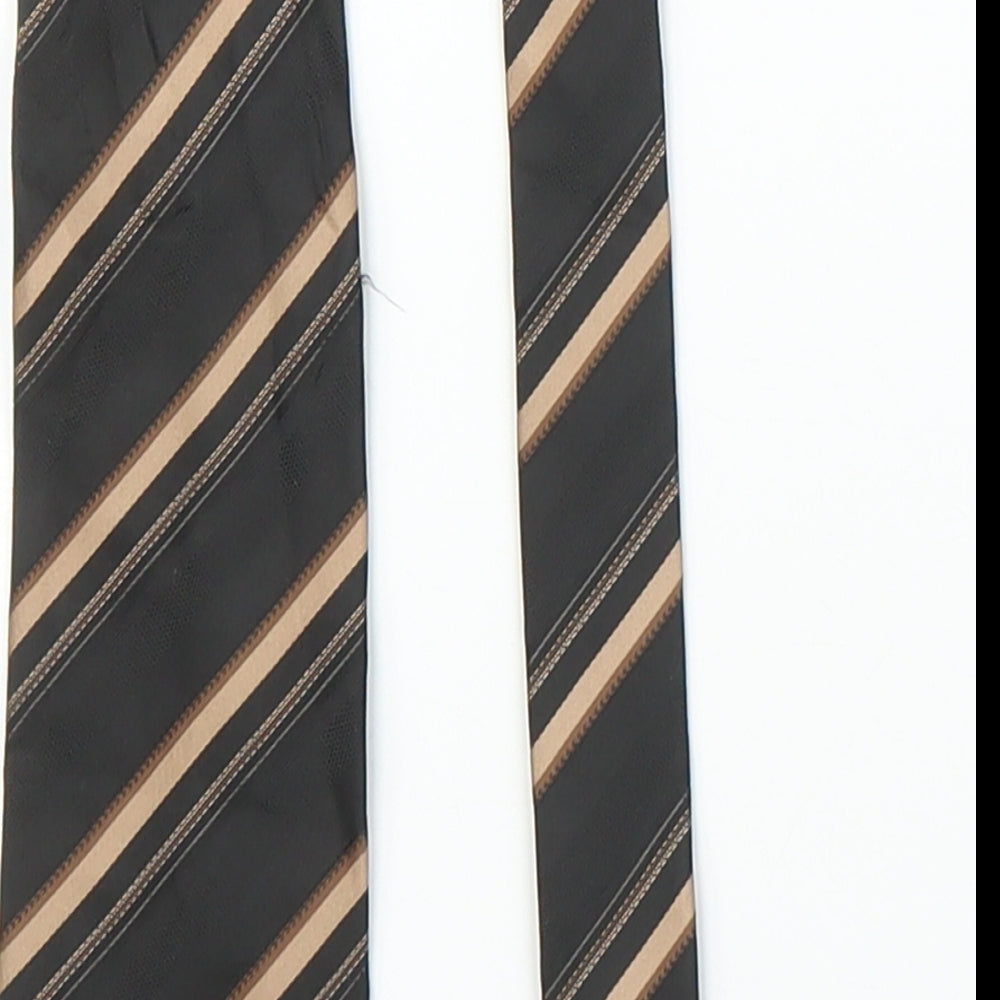 NEXT Mens Bronze Striped  Pointed Tie One Size