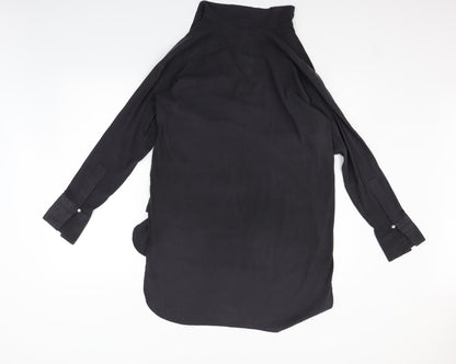 H&M Womens Grey   Basic Blouse Size 10