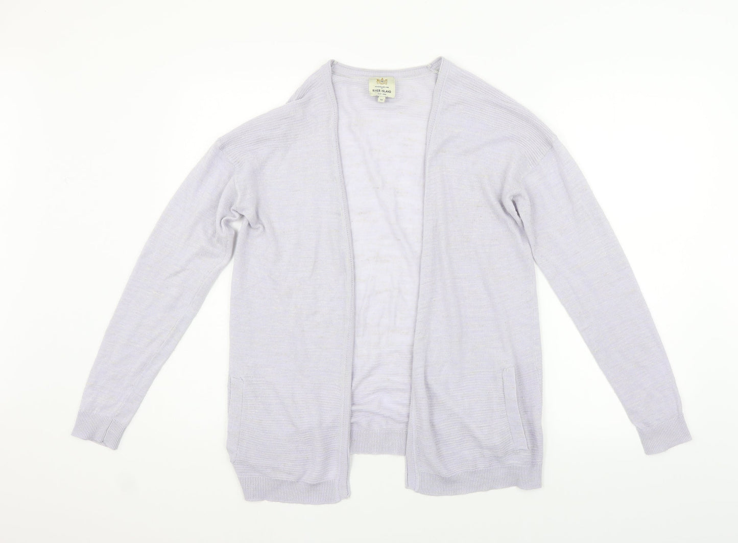 River Island Womens Purple   Cardigan Jumper Size 10