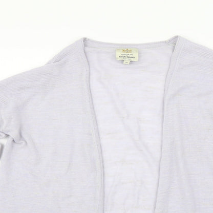 River Island Womens Purple   Cardigan Jumper Size 10