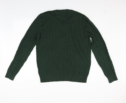 Lincoln Womens Green   Pullover Jumper Size L