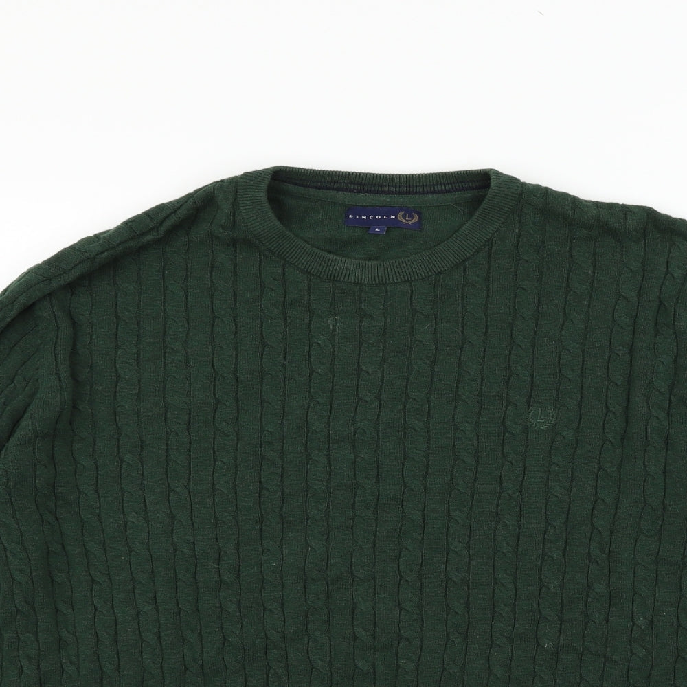 Lincoln Womens Green   Pullover Jumper Size L