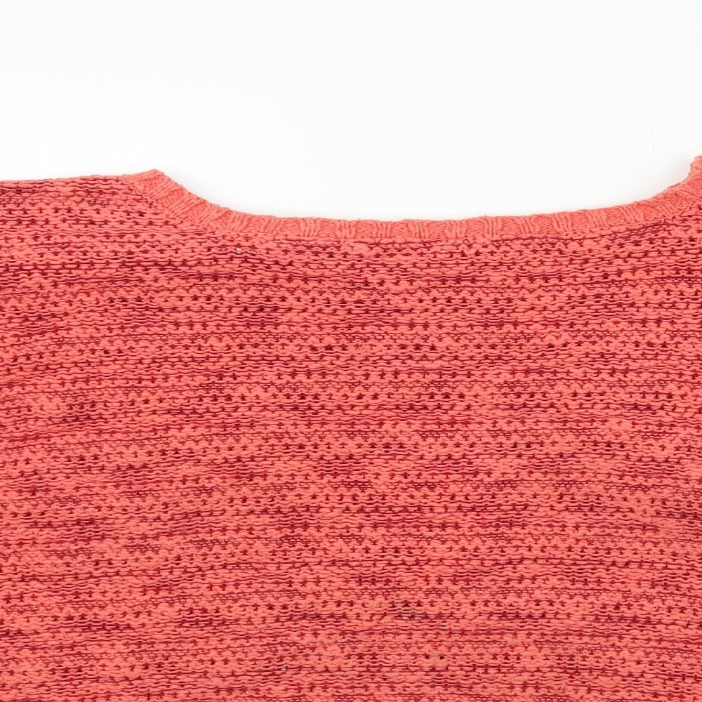 Close-up detail of Lilly & me women’s purple jumper, size UK 14