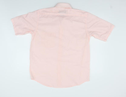 Hutson Harbour Womens Pink   Basic Button-Up Size M