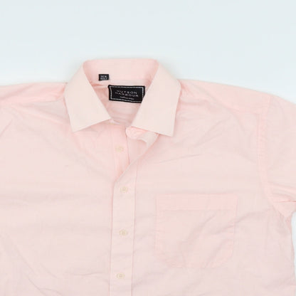 Hutson Harbour Womens Pink   Basic Button-Up Size M