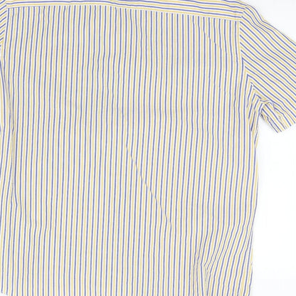Womens UK Size M Marks and Spencer White Basic Button-Up