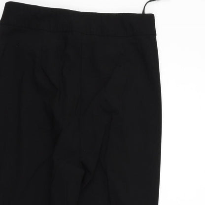 Womens UK Size 12 Papaya Regular Fit  Black Trousers
