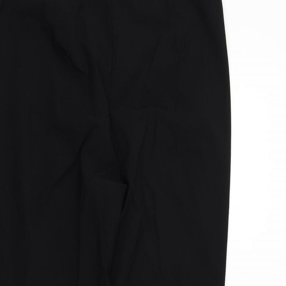 Womens UK Size 12 Papaya Regular Fit  Black Trousers