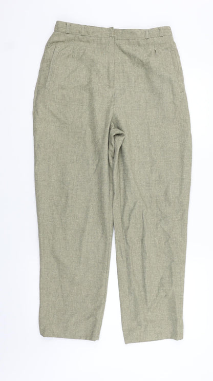 Womens UK Size 14 Classics Regular Fit  Beige Trousers