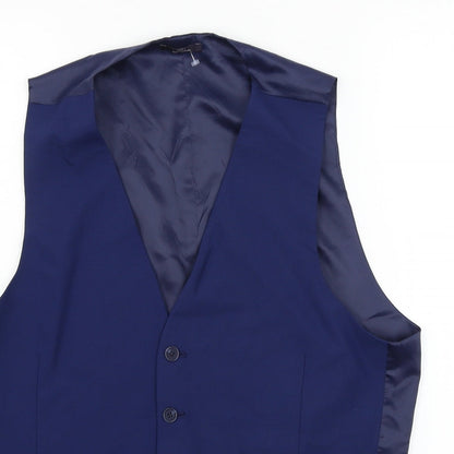 Mens UK Size L Marks and Spencer Regular Blue Suit Jacket