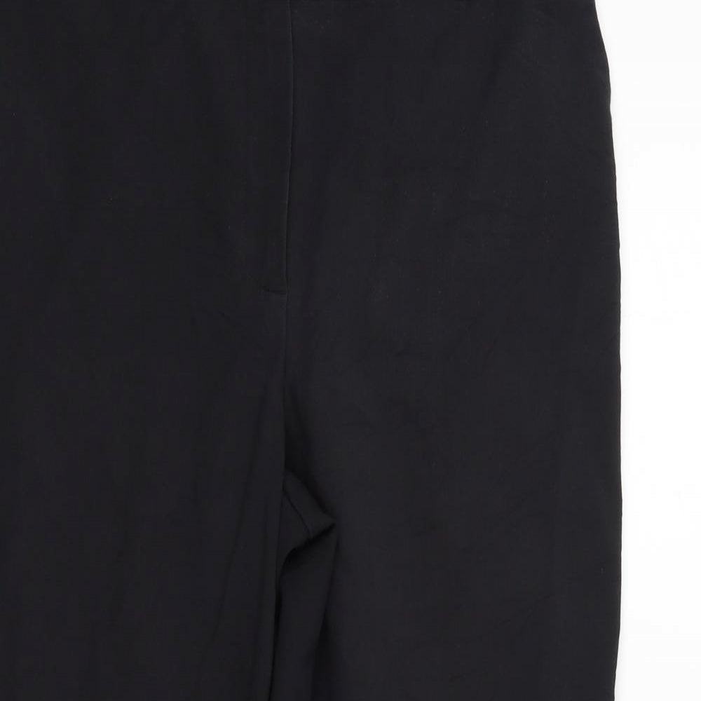 Womens UK Size 16 Marks and Spencer Regular Fit  Black Trousers