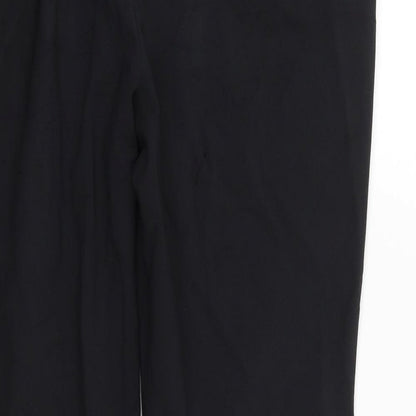Womens UK Size 16 Marks and Spencer Regular Fit  Black Trousers