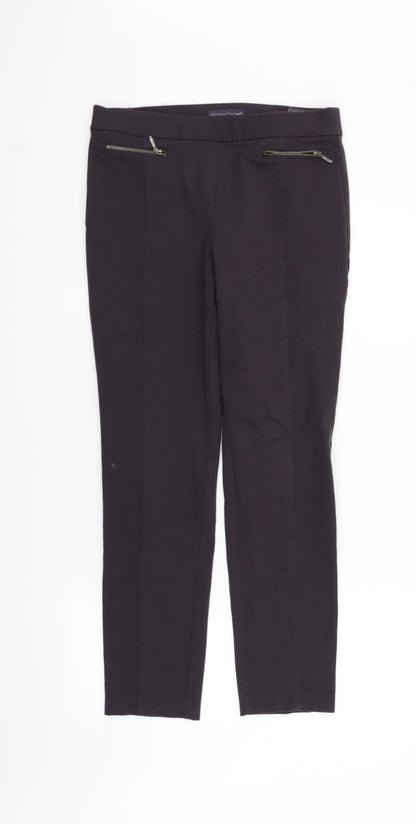 Womens UK Size 12 Marks and Spencer Regular Fit  Purple Trousers