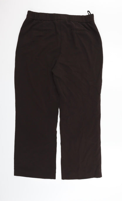 Womens UK Size 14 Maine Regular Fit  Brown Trousers