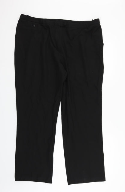 Debenhams Womens Black   Trousers  Size 20 L27 in