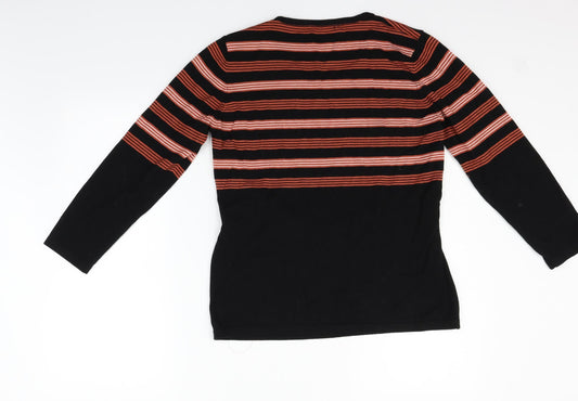 Preworn Womens Beige Striped  Pullover Jumper Size L