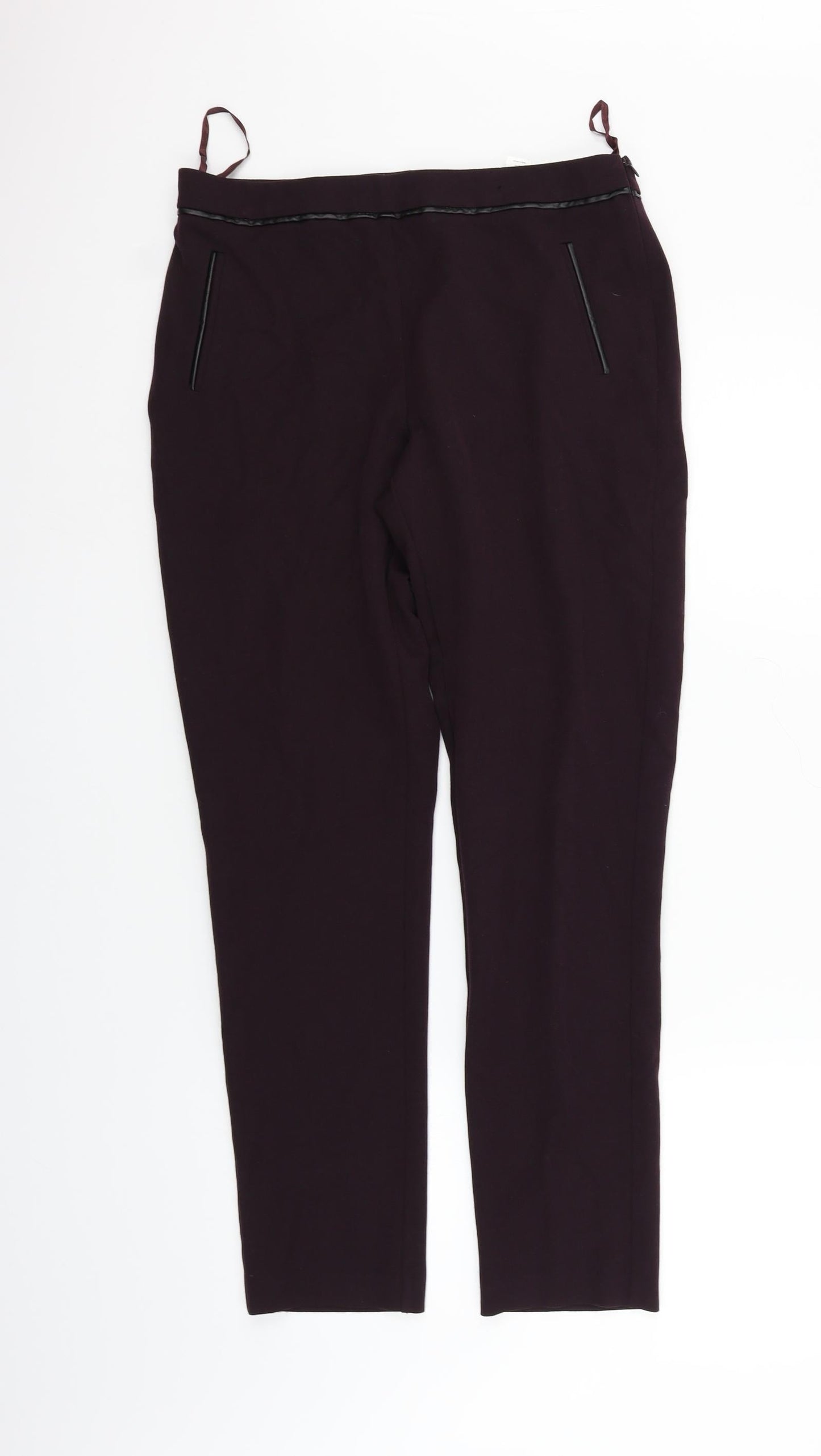 Womens UK Size 10 F&F Regular Fit  Pink Trousers