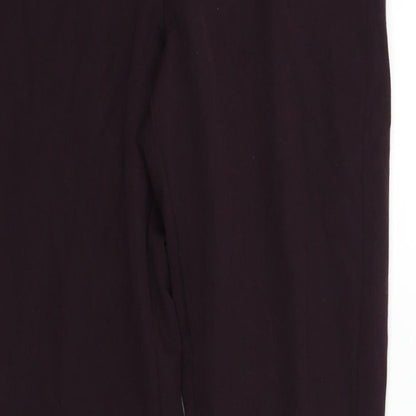 Womens UK Size 10 F&F Regular Fit  Pink Trousers