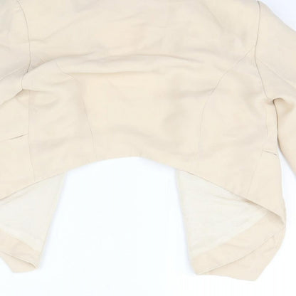 Topshop Womens Beige   Cardigan Jumper Size 8