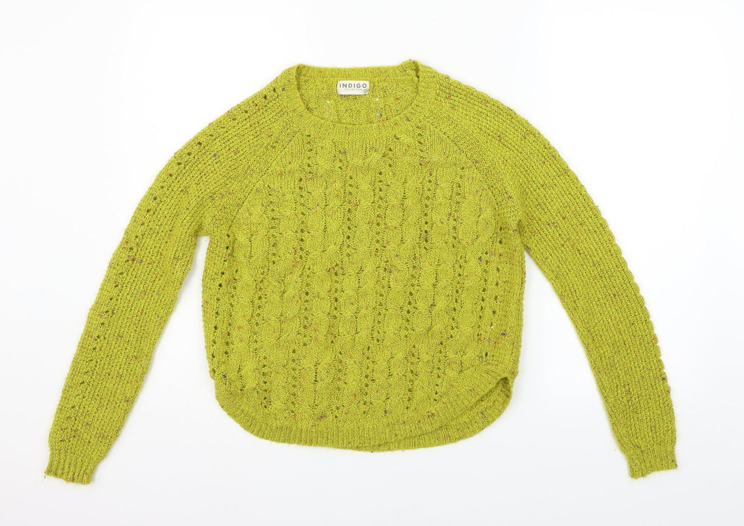 Marks and Spencer Womens Yellow   Henley Jumper Size 8